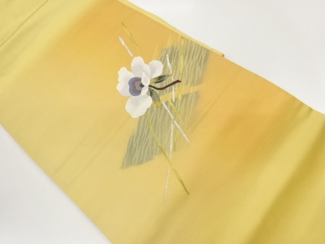 JAPANESE NAGOYA OBI / WOVEN FLOWER